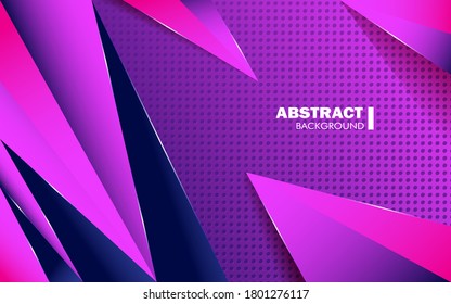 Abstract background with purple triangle illustration
