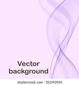 Abstract background with purple wave