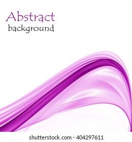 Abstract background with purple wave