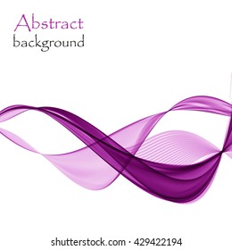 Fondo abstracto con onda violeta