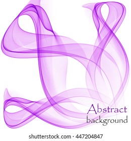 Abstract background with purple wave