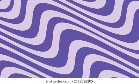 Abstract background with purple wave lines