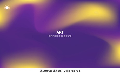Abstract background in purple and yellow combination. Smooth transitions of sparkling colors. Gradient