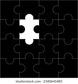 abstract background with puzzle pieces