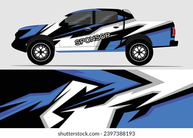 Abstract background racing car wrap graphics for vinyl wraps and stickers, trucks, buses many more