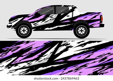 Gráficos abstractos de la envoltura del coche de carreras del fondo para las envolturas de vinilo y las etiquetas engomadas