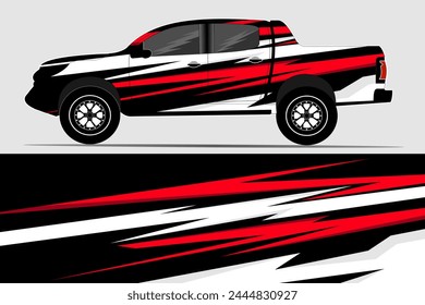 Abstract background racing car wrap graphics for vinyl car wraps and stickers, trucks