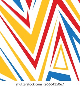 Abstract background racing style. Zigzag shapes. Lightning abstract colorful banner