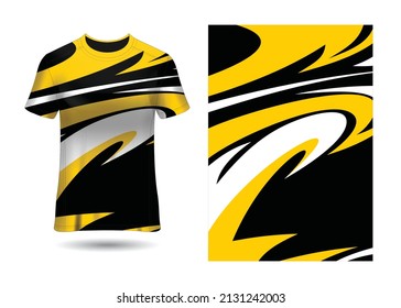 Abstract background Racing For Uniform T-shirt Vector