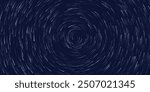 Abstract background radial blurred stars rotating. Night sky. Futuristic concept.