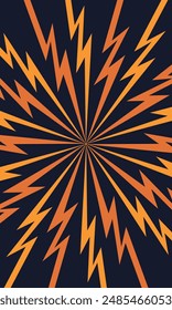 Abstract background of radial swirl stripes