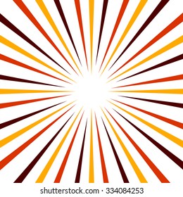 Abstract background with radiating lines. Sunburst, startburst background.