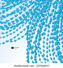 Fondo abstracto con gotas de lluvia.