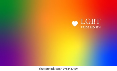 Abstract background of rainbow color for graphic design. Gay pride LGBT concept.