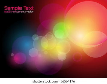 Abstract background rainbow colorful  lights, vector