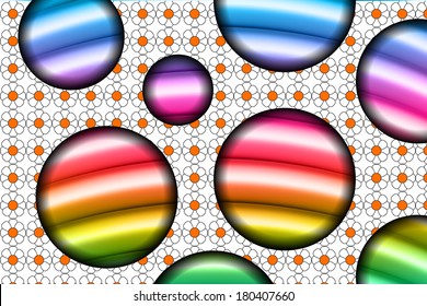 abstract background of rainbow colors