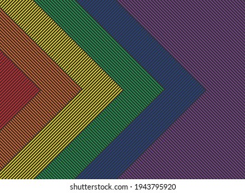 abstract background with rainbow colors arrows