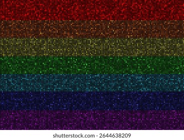 Fundo abstrato com um arco-íris colorido meio-tom pontos design