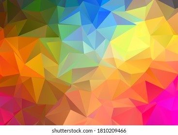 Fondo abstracto con un diseño abstracto de color arcoiris bajo
