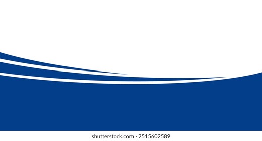 Abstract background of rainbow groovy design Wavy Line. Vector blue color pattern ready to use for fabric, textile, wrapping and more.