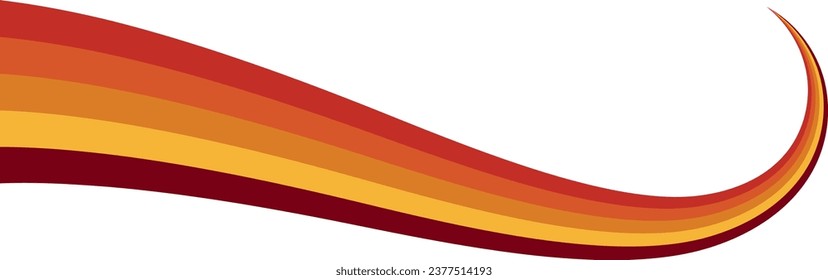 Abstract background of rainbow groovy Wavy Line design in 1970s Hippie Retro style. Vector pattern ready to use for cloth, textile, wrap and other.