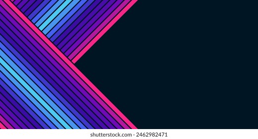 Fondo Abstractas de arco iris groovy diseño de línea ondulada en 1970 estilo Hippie Retro. Patrón de Vector listo para usar para tela, textil, envoltura y otros.