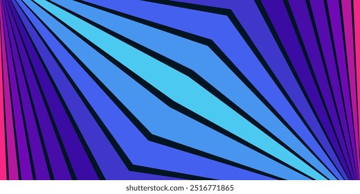 Abstract background of rainbow groovy Wavy Line design in 1970s Hippie Retro style. Vector pattern ready to use for cloth, textile, wrap and other.