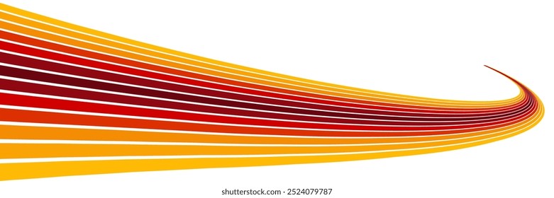 Abstract background of rainbow groovy Wavy Line design in 1970s Hippie Retro style. Vector pattern ready to use for cloth, textile, wrap and other.