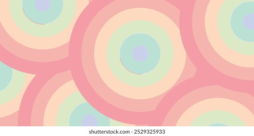Abstract background of rainbow groovy Wavy Lines design in 1970s Retro Hippie style. vektor illustration