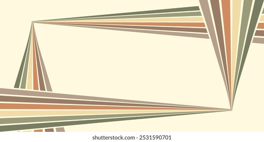 Abstrakter Hintergrund von Regenbogen groovy Wavy Line Design in 1970er Hippie Retro Stil. Vektormuster, gebrauchsfertig für Gewebe, Textilien, Wrap und andere.