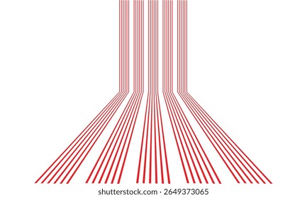 Abstracte achtergrond van regenbooggroovy Wavy Line design in Hippie Retro stijl. Vector patroon klaar voor gebruik voor doek, textiel, wrap en andere. 