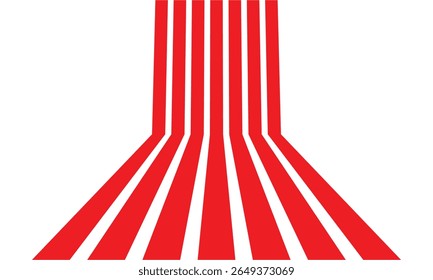 Abstracte achtergrond van regenbooggroovy Wavy Line design in Hippie Retro stijl. Vector patroon klaar voor gebruik voor doek, textiel, wrap en andere. 