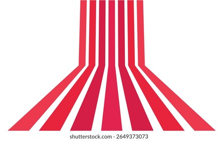 Abstracte achtergrond van regenbooggroovy Wavy Line design in Hippie Retro stijl. Vector patroon klaar voor gebruik voor doek, textiel, wrap en andere. 