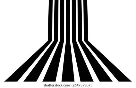 Abstracte achtergrond van regenbooggroovy Wavy Line design in Hippie Retro stijl. Vector patroon klaar voor gebruik voor doek, textiel, wrap en andere. 