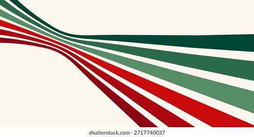 Fundo abstrato do arco-íris groovy Wavy Line design em 1970 estilo Hippie Retro. Padrão de vetor pronto para usar para tecido, tecido, envoltório e outros.