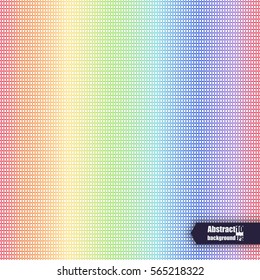 Abstract background with rainbow print. Eps 10 Vector illustration