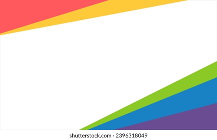 abstract background with rainbow vector