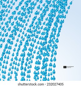 Abstract background with raindrops.