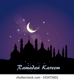 Abstract background for Ramadan Kareem, vector illustration