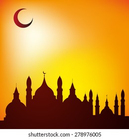 Abstract background for Ramadan Kareem, vector illustration