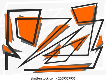 Fondo abstracto con patrón aleatorio y línea irregular