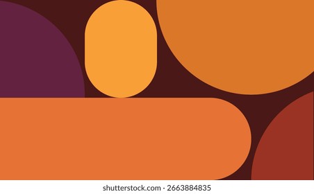 Fundo abstrato. fundo plano de forma aleatória, vetor de fundo.