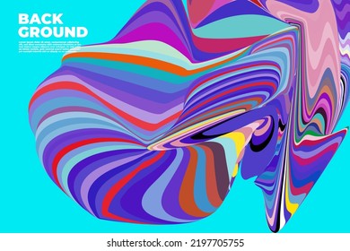 Abstract background with random shapes and contrasting colors