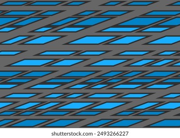 Abstract background with random square stripe pattern