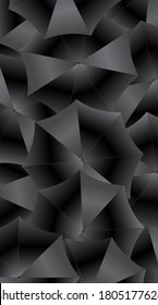 Abstract background. Random structure with umbrellas. Modern screen vector design for mobile