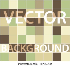 Abstract background with randomly colored squares. Stylish vintage colors, retro pattern for a variety of design uses.