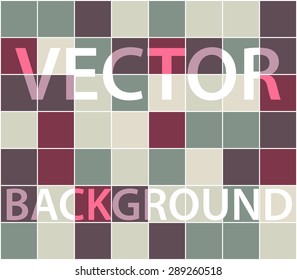 Abstract background with randomly colored squares. Stylish vintage colors, retro pattern for a variety of design uses.
