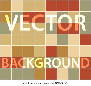 Abstract background with randomly colored squares. Stylish vintage colors, retro pattern for a variety of design uses.
