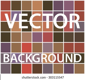 Abstract background with randomly colored squares. Stylish vintage colors, retro pattern for a variety of design uses.