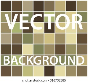 Abstract background with randomly colored squares. Stylish vintage colors, retro pattern for a variety of design uses.